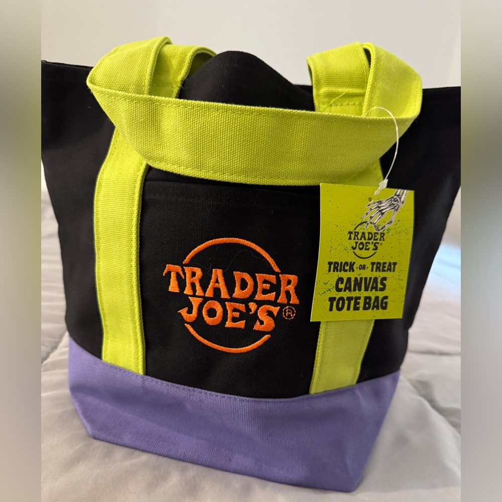 New Colors,Multi-Color TraderJoe’s MiniTote NWT
Listing for ONE MULTI-COLOR TOTE